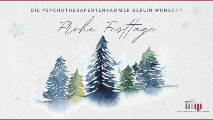 Die PtK Berlin wünscht frohe Festtage!