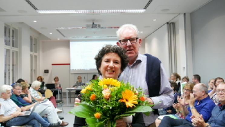 Pilar Isaac-Candeias und Michael Krenz (Präsident der PTK Berlin)
