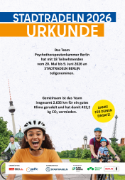 STADTRADELN 2026 Teamurkunde